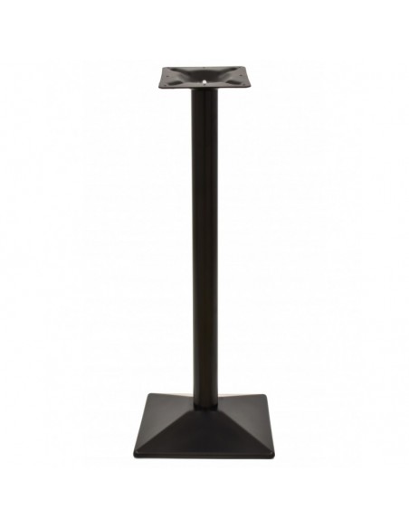 Base de mesa SOHO, alta, negra, base de 40 x 40 cms, altura 110 cms