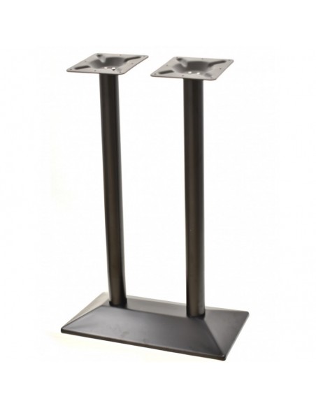 Base de mesa SOHO, alta, rectangular, negra, base de 70 x 40 cms, altura 110 cms