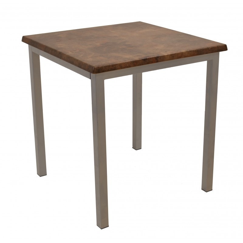 Base de mesa LIRIO, metal, gris plata, 65 x 65...