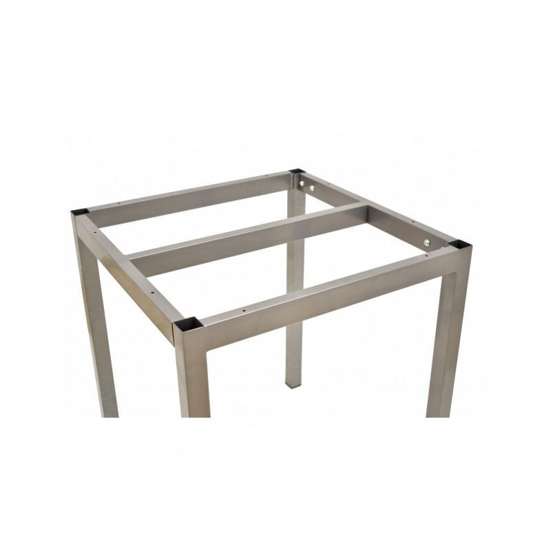 Base de mesa LIRIO, metal, gris plata, 65 x 65...