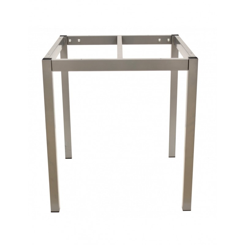Base de mesa LIRIO, metal, gris plata, 65 x 65...