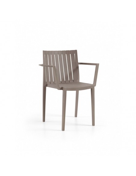 Sillón CHOPIN, apilable,  polipropileno blanco*