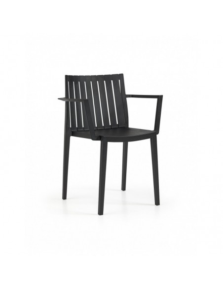 Sillón CHOPIN, apilable,  polipropileno blanco*