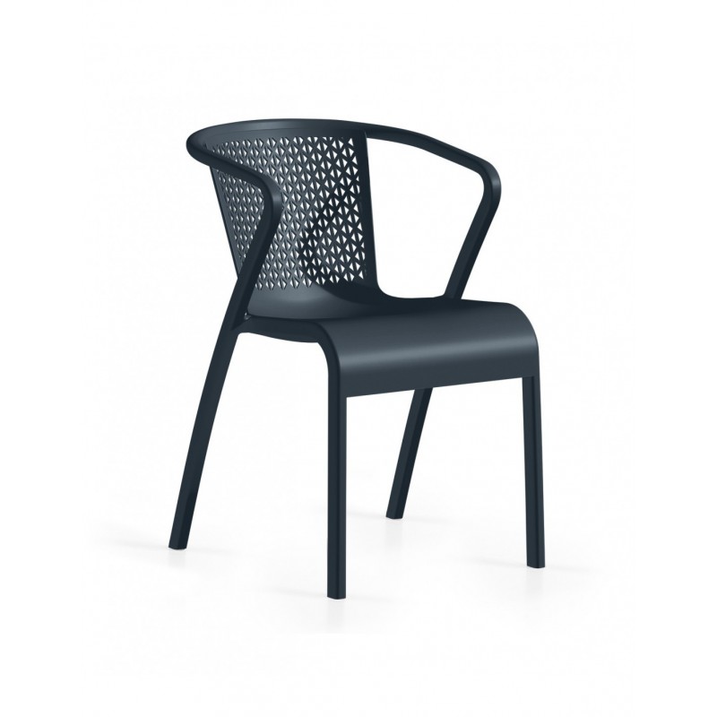 Sillón TUI, apilable,  polipropileno blanco*