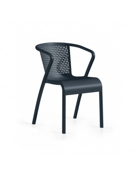 Sillón TUI, apilable,  polipropileno blanco*