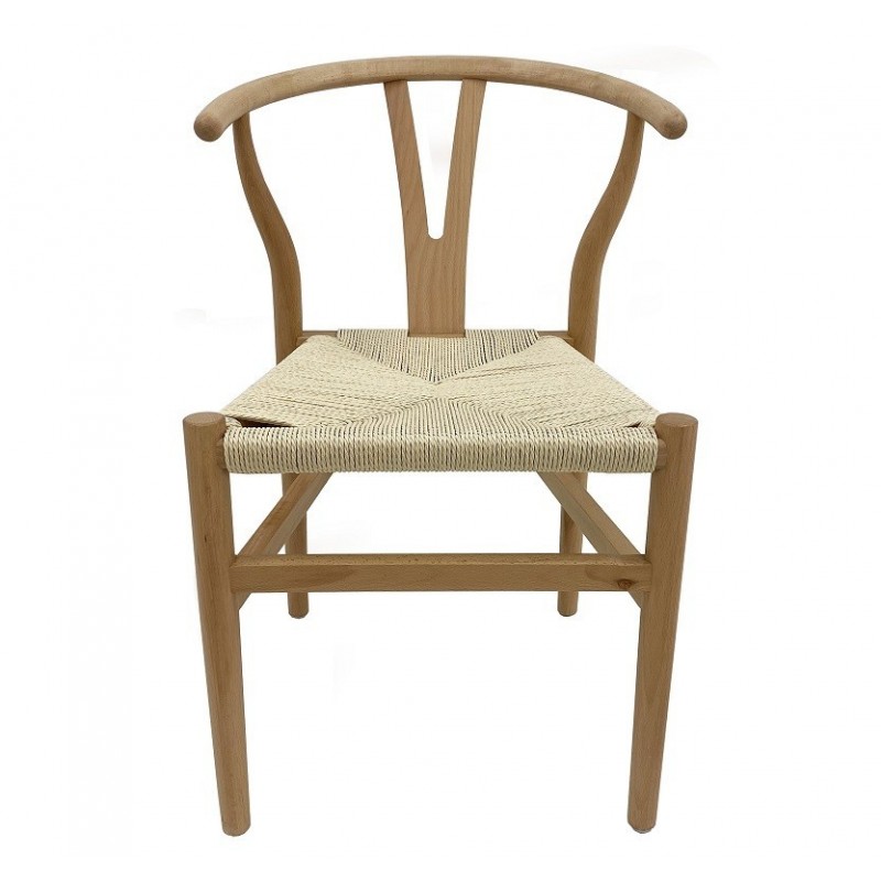 Silla WISH, apilable, madera de haya, natural,...