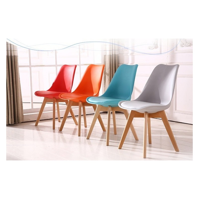 Silla TORRE 4P ( SU ), madera, polipropileno y...