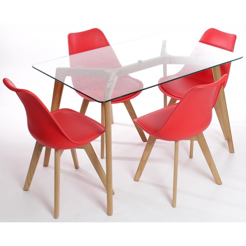 Silla TORRE 4P (SU), madera, polipropileno y...