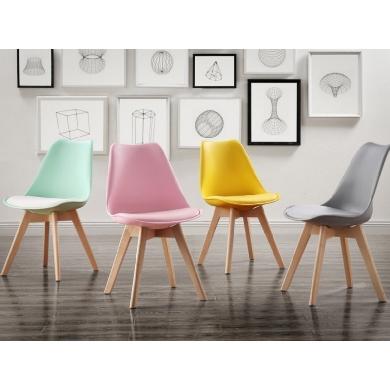 Silla TORRE 4P (SU), madera, polipropileno y...