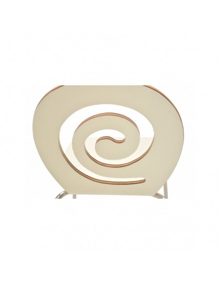 Silla PINSAPO, apilable, acero inoxidable, laminado blanco roto