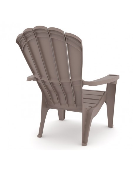 Sillón ADIRONDAK, apilable, polipropileno capuccino