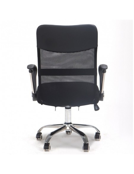Sillón de oficina DISCOVER NEW ( M ), malla y tejido mesh negro