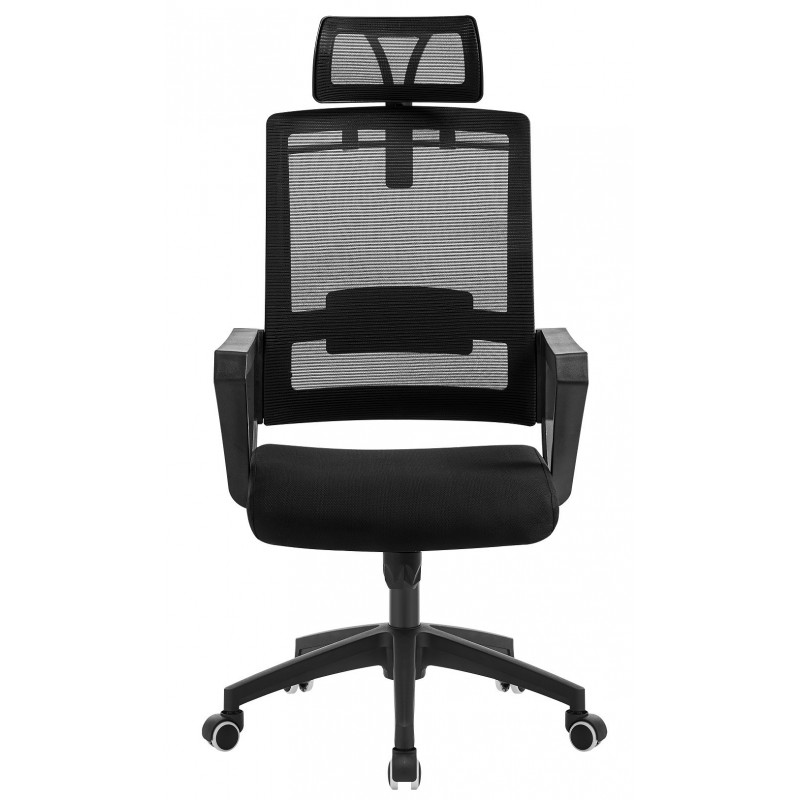 Sillón de oficina ASTON, negro, malla y tejido...