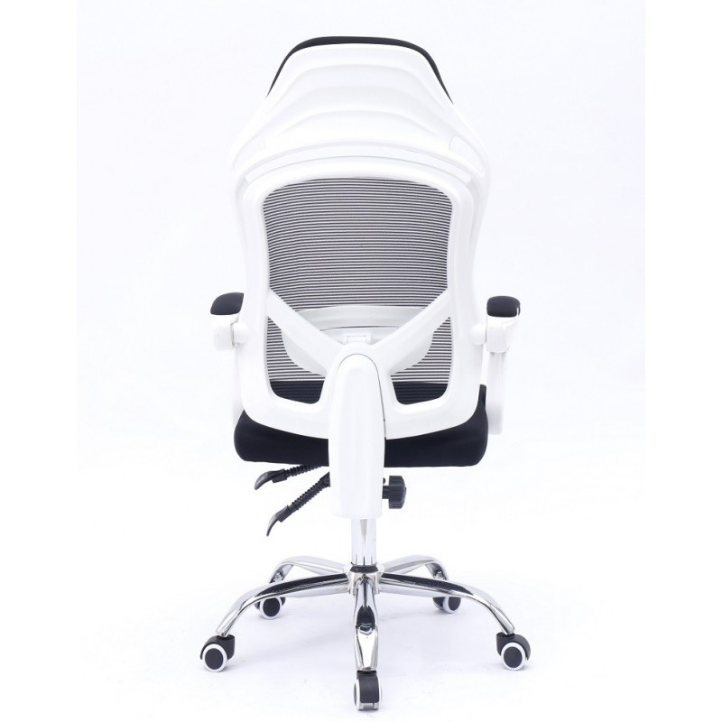 Sillón de oficina LINZ, blanco, alto, gas,...