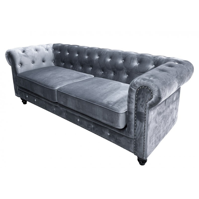 Sofá CHESTER PREMIUM, 3 plazas, tapizado velvet...
