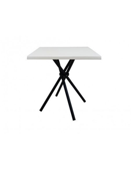 Base de mesa CLEO, metal, negro, base de 49 x 49 cms, altura 75 cms