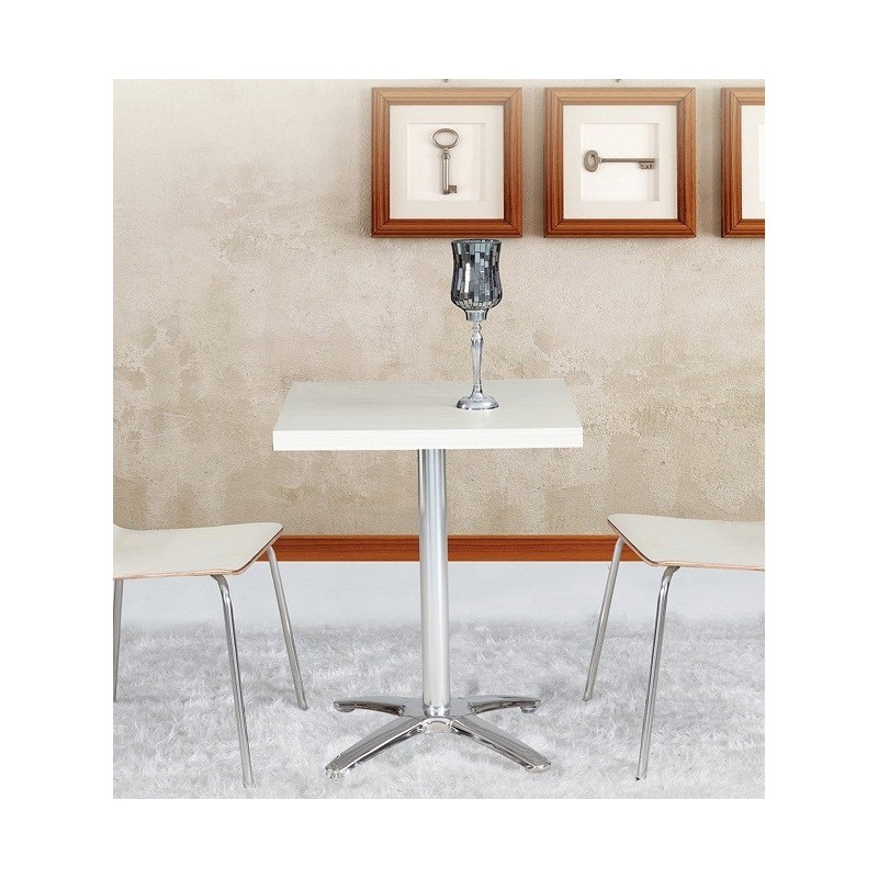 Tablero de mesa ANISA, blanco roto, 70 x 70 cms