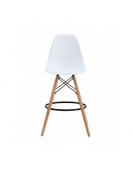 Taburete TOWER (SU), madera, carcasa blanca