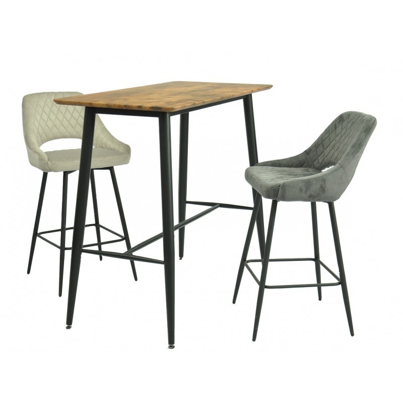 Mesa NITRA, alta, metal, tapa DM 6064 vintage,...