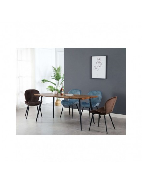 Mesa GALA, metal, DM acabado vintage,160 x 90 cms