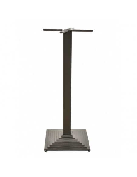 Base de mesa ELBA, alta, negra, base de 44 x 44 cms, altura 110 cms