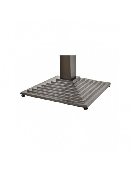 Base de mesa ELBA, alta, negra, base de 44 x 44 cms, altura 110 cms