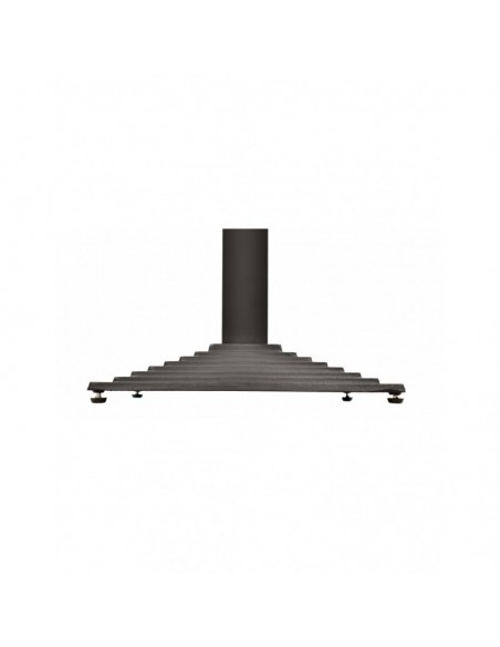 Base de mesa ELBA, alta, negra, base de 44 x 44 cms, altura 110 cms