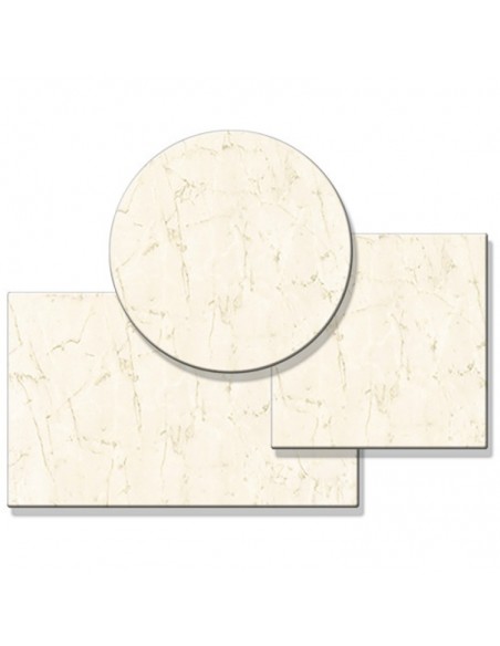 Mesa BEVERLY: WERZALIT SM - 70 MARMOR BIANCO