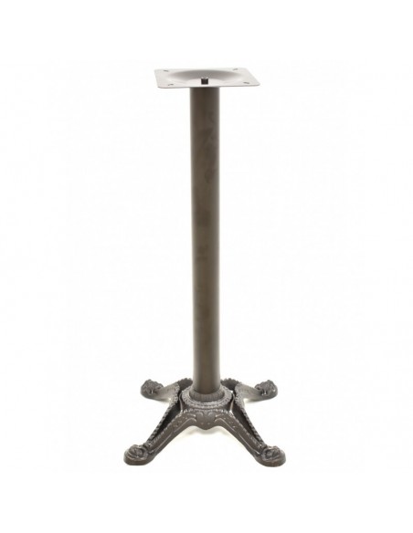Base de mesa RÓDANO, alta, negra, base de 58 x 58 cms, altura 110 cms