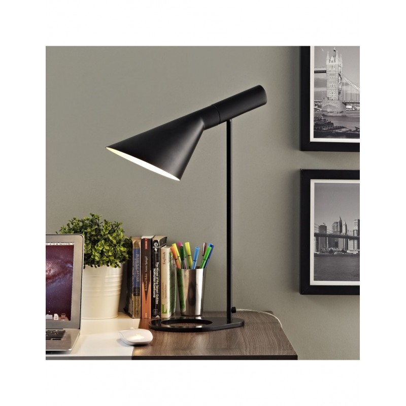Lámpara JACOB, de mesa, negra