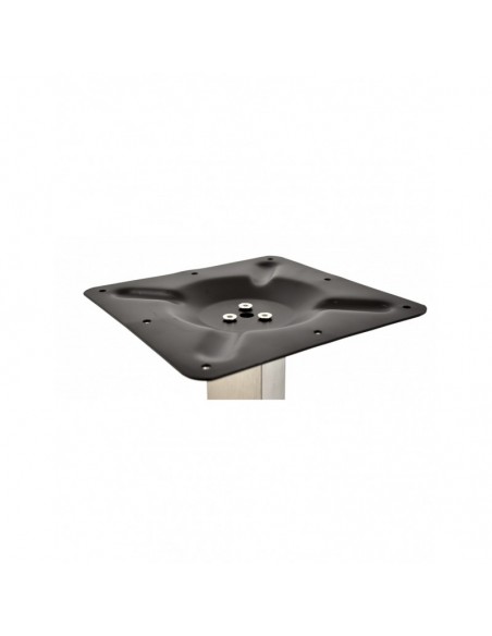Base de mesa COPACABANA, alta, acero inoxidable, base de 45 x 45 cms, altura 110 cms