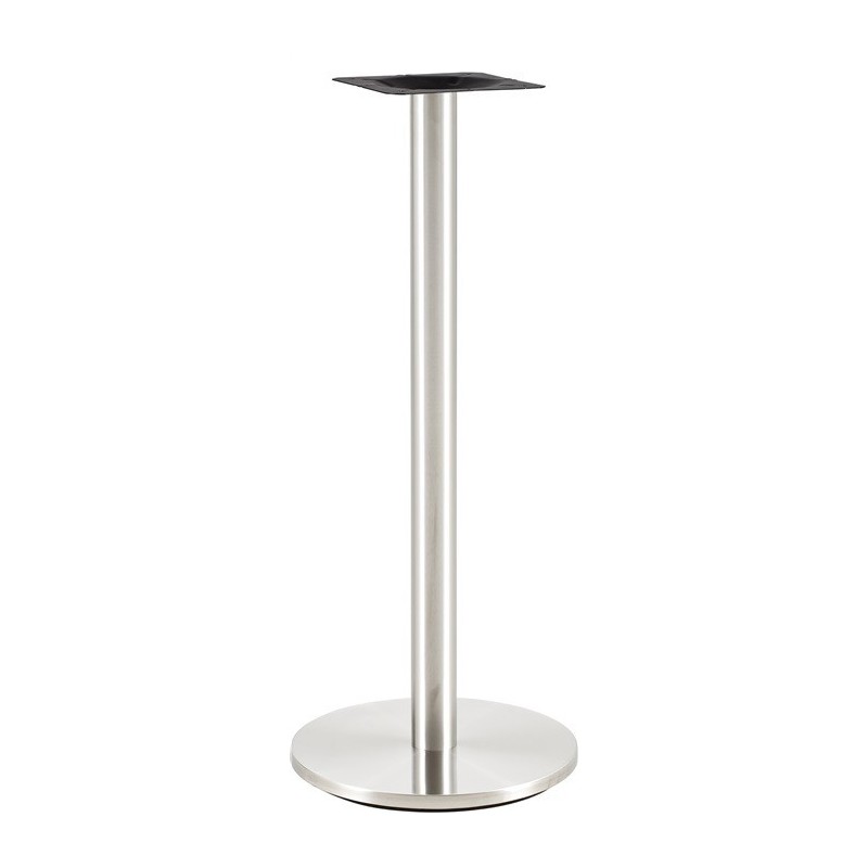Base de mesa BENAGIL, alta, acero inoxidable,...