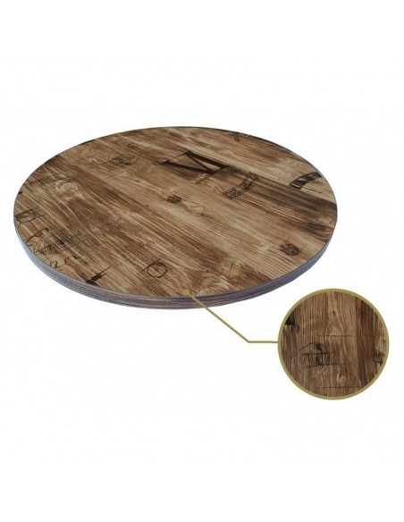 Mesa RHIN: BILAMINADO VINTAGE HD7346