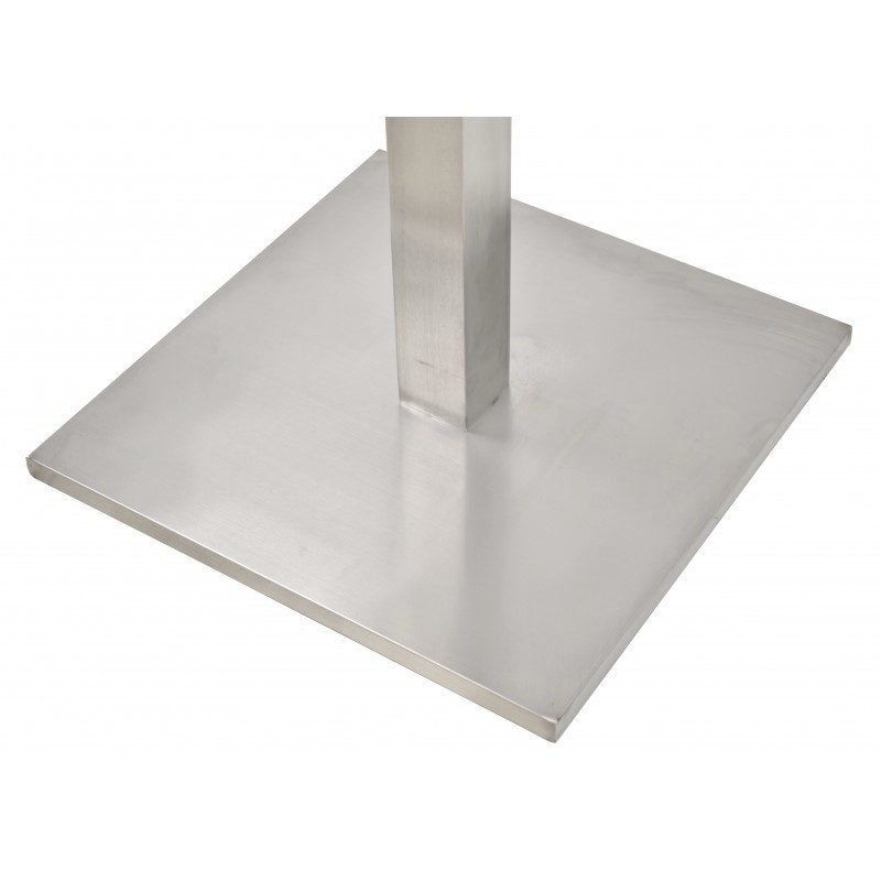 Base de mesa IPANEMA, acero inoxidable, base de...